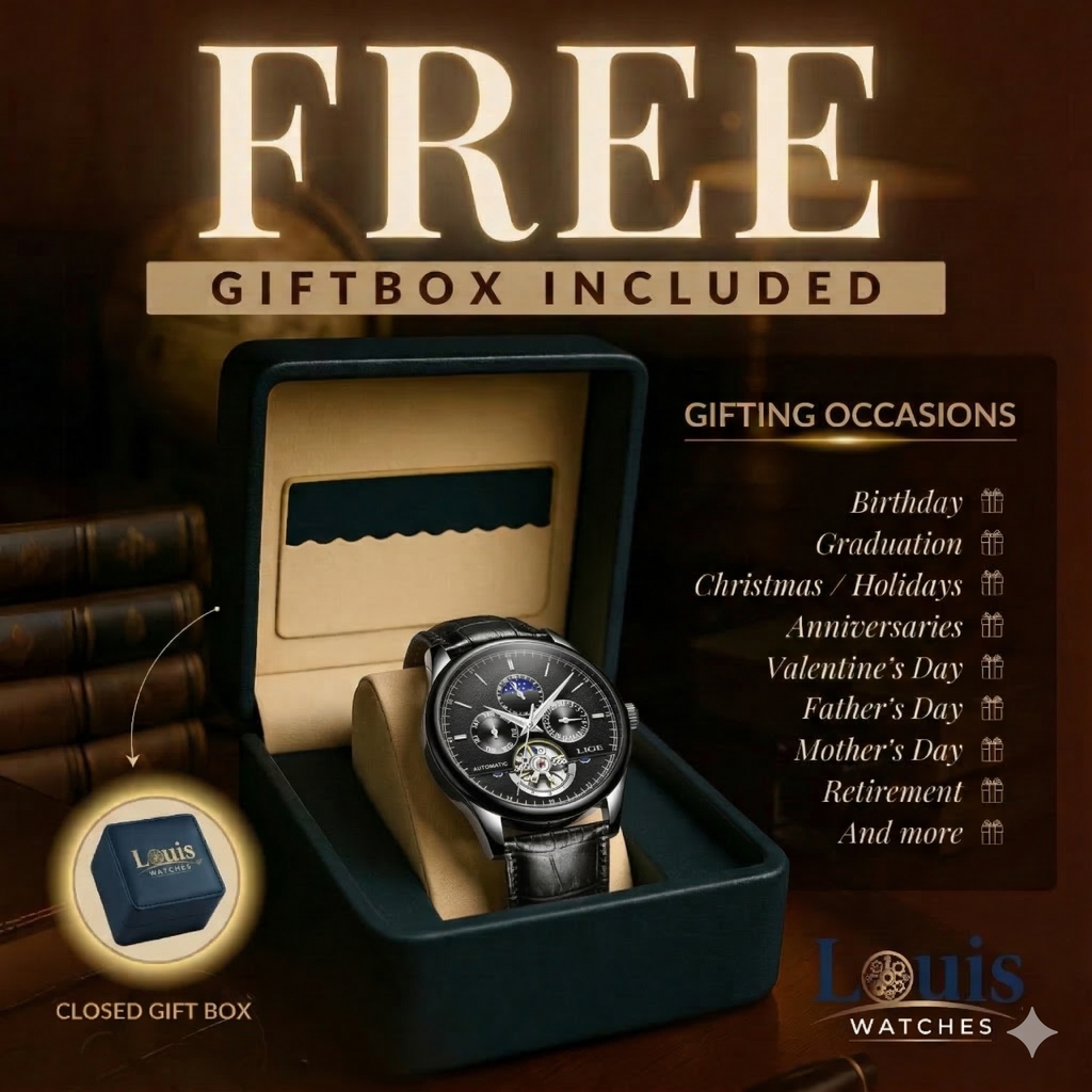 Automatic Mechanical Tourbillon Watch