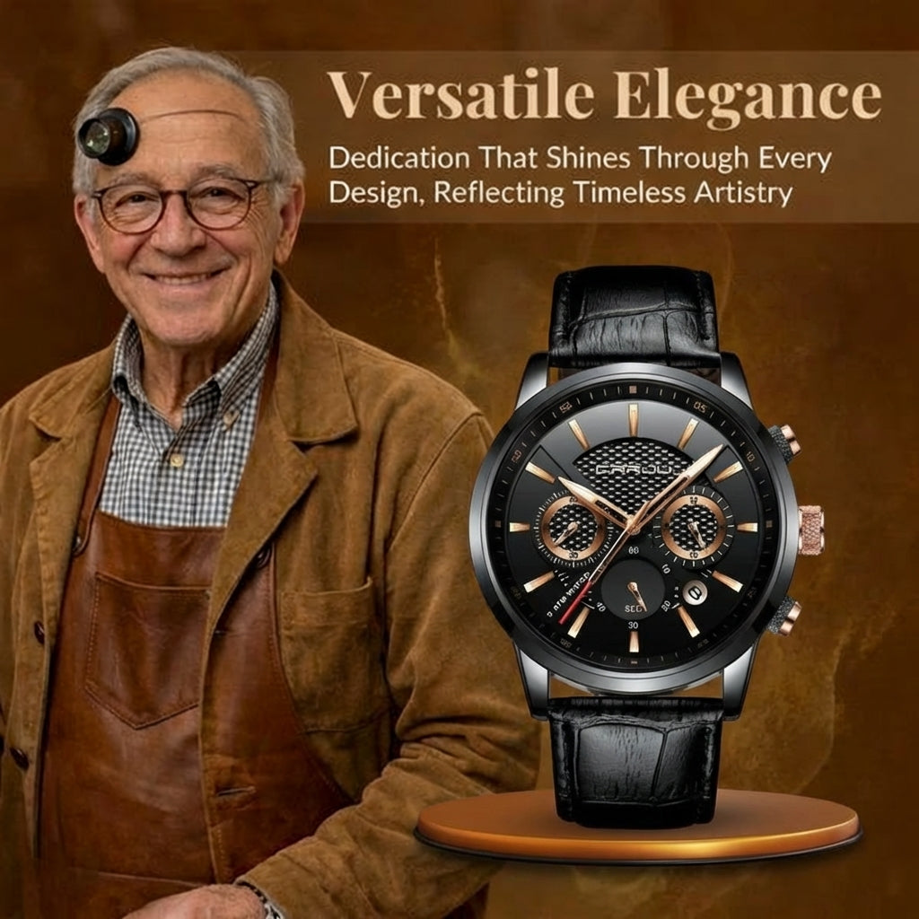 Fashionable Military Leather Watch