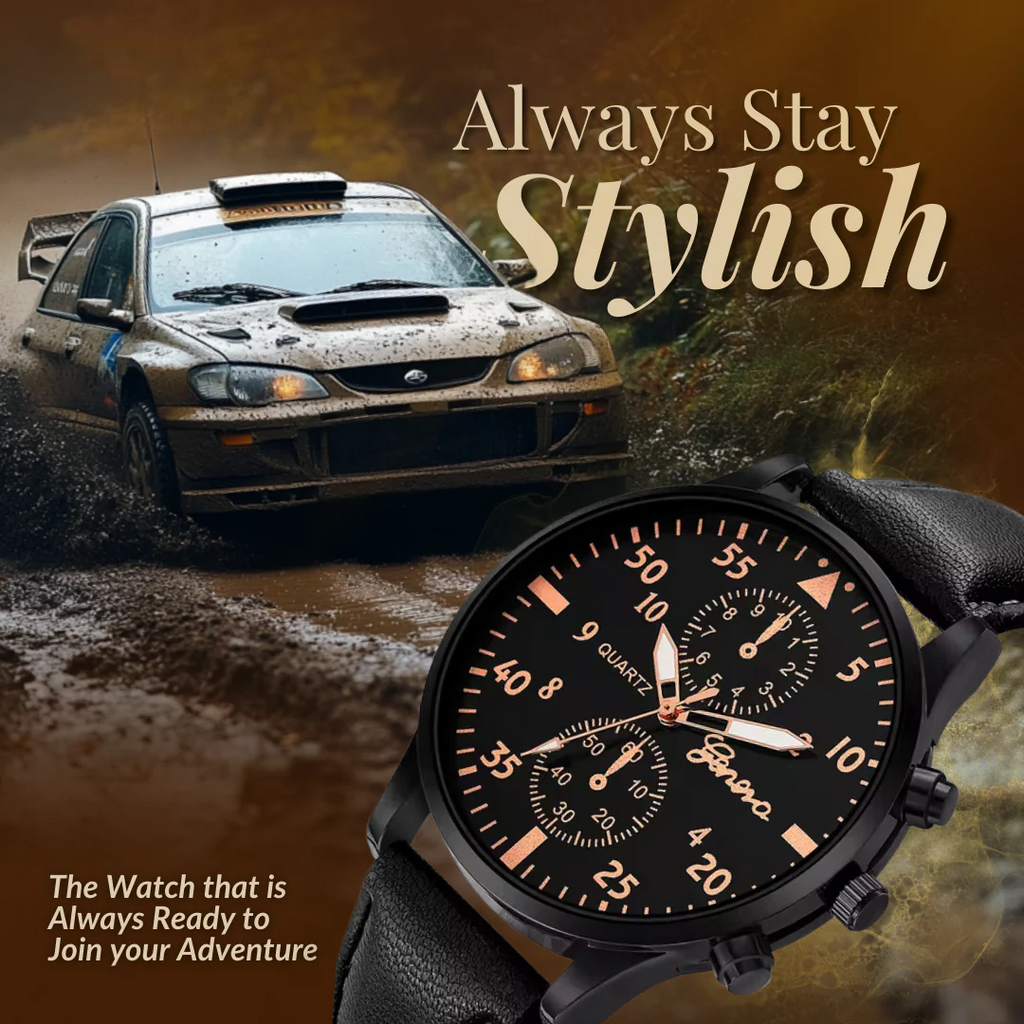 4-Piece Fashion Watch and Bracelet Set